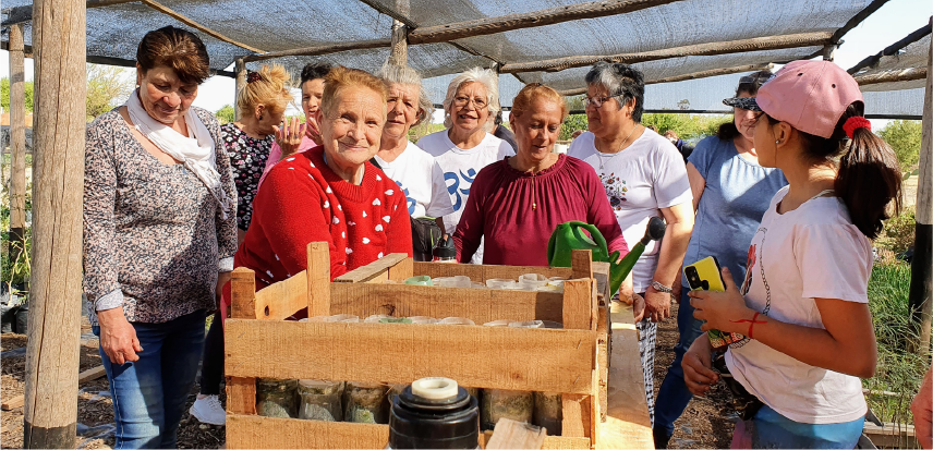 Capacitación, participación y producción agroecológica.